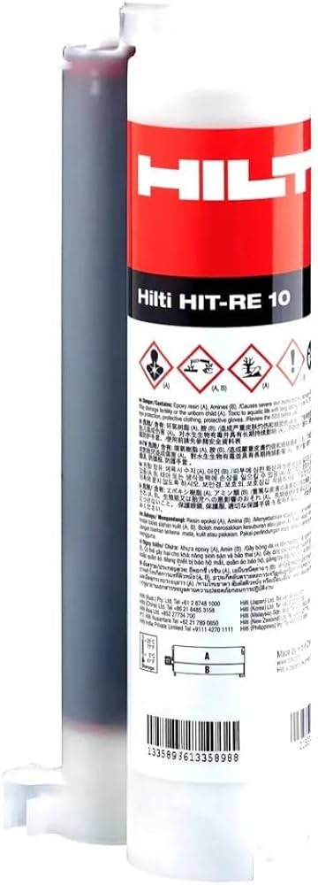 Hilti HIT-RE 10 Mortar With Rebar
